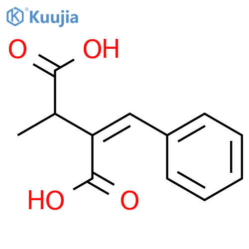 Butanedioic acid,2-methyl-3-(phenylmethylene)- structure