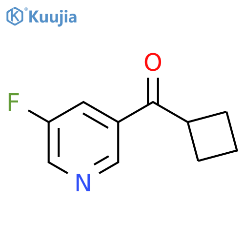 Cyclobutyl-(5-fluoro-pyridin-3-yl)-methanone structure