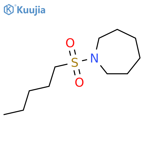 1H-Azepine,hexahydro-1-(pentylsulfonyl)- structure