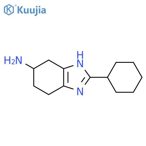 2-cyclohexyl-4,5,6,7-tetrahydro-1H-benzo[d]imidazol-5-amine structure