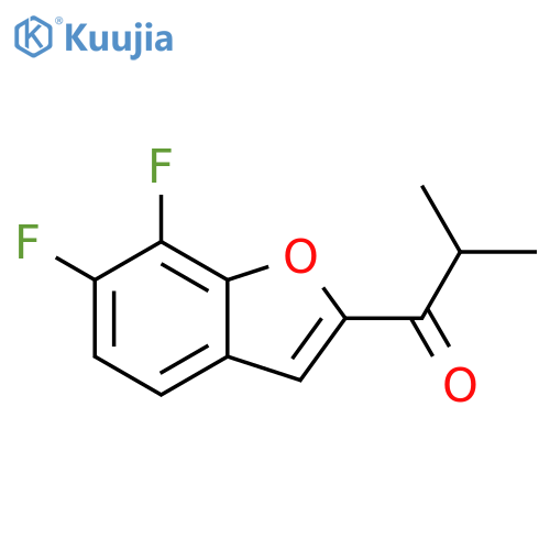 1-Propanone, 1-(6,7-difluoro-2-benzofuranyl)-2-methyl- structure
