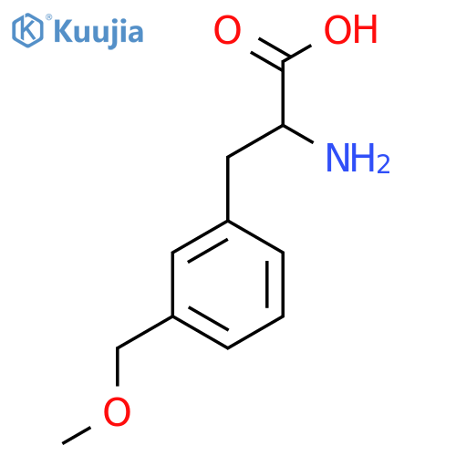 2-amino-3-3-(methoxymethyl)phenylpropanoic acid structure