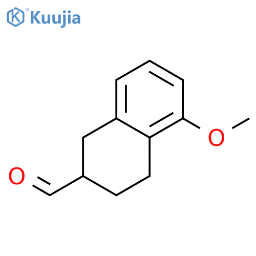 5-methoxy-1,2,3,4-tetrahydronaphthalene-2-carbaldehyde structure