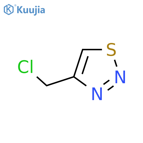 4-(chloromethyl)-1,2,3-thiadiazole structure
