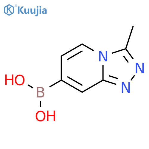 (3-Methyl-[1,2,4]triazolo[4,3-a]pyridin-7-yl)boronic acid structure