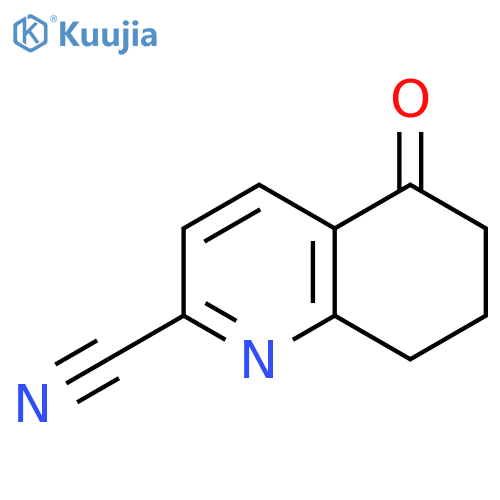 5-oxo-7,8-dihydro-6H-quinoline-2-carbonitrile structure
