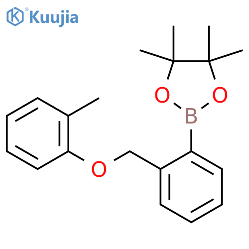 4,4,5,5-Tetramethyl-2-(2-((o-tolyloxy)methyl)phenyl)-1,3,2-dioxaborolane structure