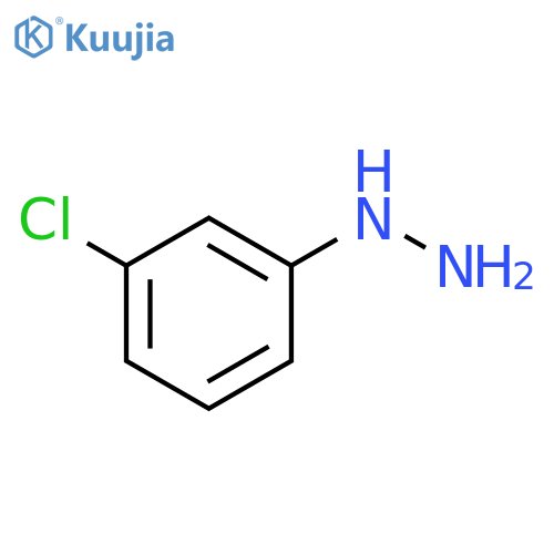 (3-Chlorophenyl)hydrazine structure