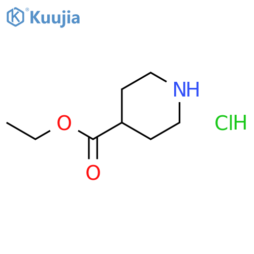 Ethyl piperidine-4-carboxylate hydrochloride structure