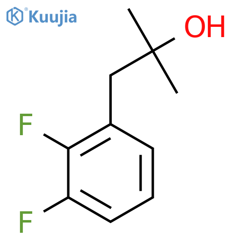 1-(2,3-difluorophenyl)-2-methylpropan-2-ol structure
