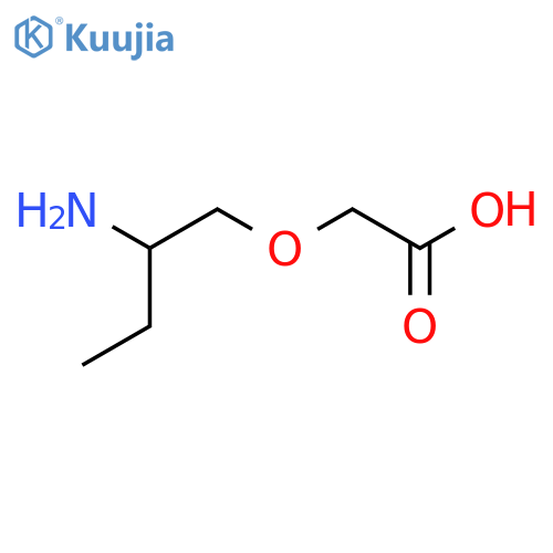 2-(2-Aminobutoxy)acetic acid structure