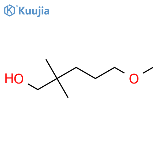 5-methoxy-2,2-dimethylpentan-1-ol structure