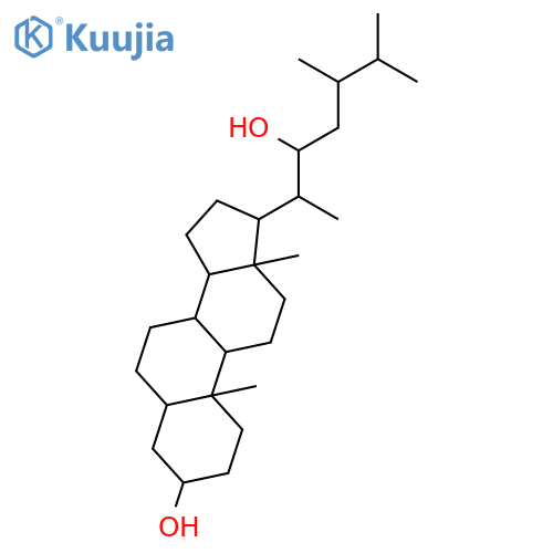 (22S)-5alpha-Ergostane-3alpha,22-diol structure