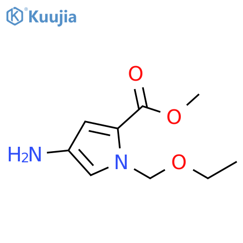 methyl 4-amino-1-(ethoxymethyl)-1H-pyrrole-2-carboxylate structure