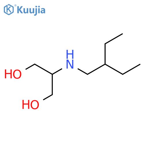2-(2-ethylbutyl)aminopropane-1,3-diol structure