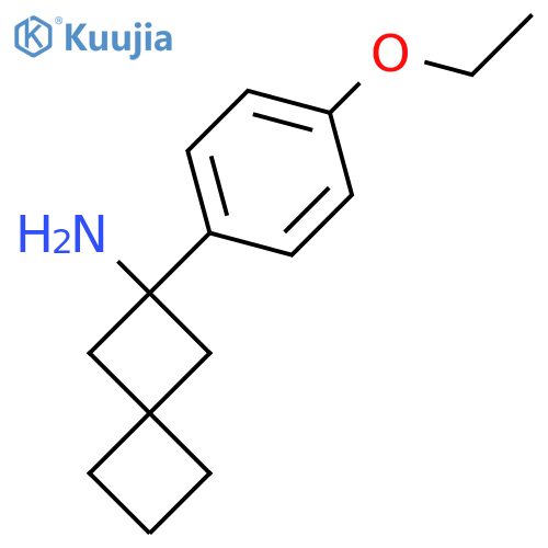 2-(4-Ethoxyphenyl)spiro[3.3]heptan-2-amine structure