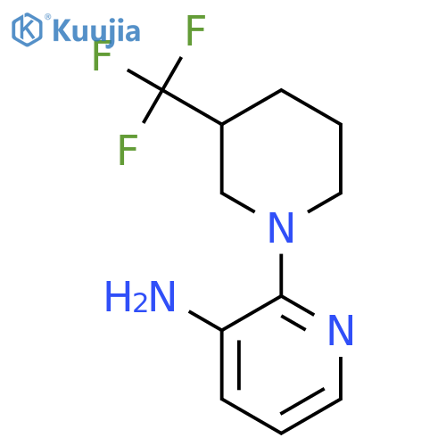 2-(3-(Trifluoromethyl)piperidin-1-yl)pyridin-3-amine structure