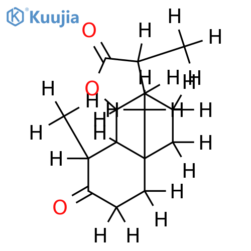 (4beta,5alpha,6alpha,11alpha)-3-Oxo-12,6-eudesmanolide structure
