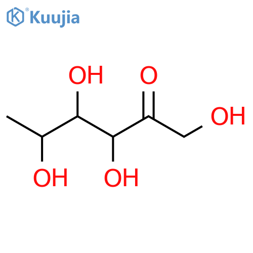 L-Fructose, 6-deoxy- structure