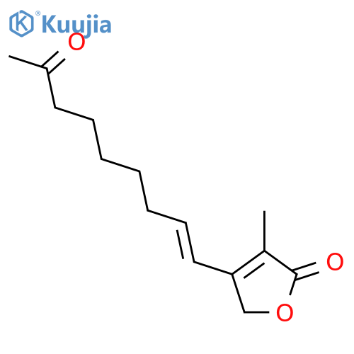 2(5H)-Furanone,3-methyl-4-(8-oxo-1-nonenyl)-, (E)- (9CI) structure