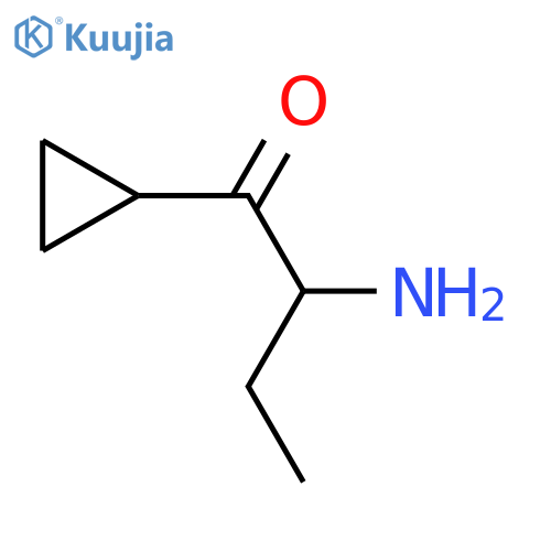 2-Amino-1-cyclopropylbutan-1-one structure