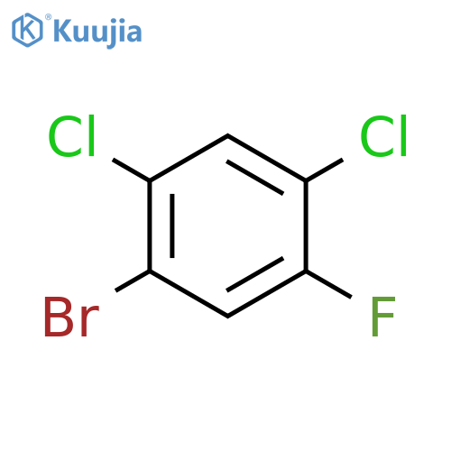 1-Bromo-2,4-dichloro-5-fluorobenzene structure