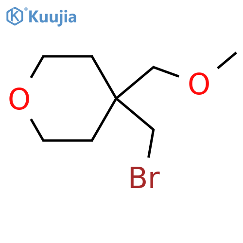 4-(BROMOMETHYL)-4-(METHOXYMETHYL)OXANE structure