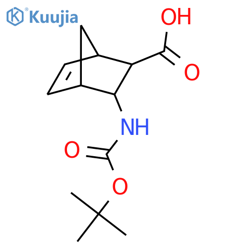 rac-(1S,2R,3S,4R)-3-(tert-butoxycarbonyl)aminobicyclo2.2.1hept-5-ene-2-carboxylic acid structure