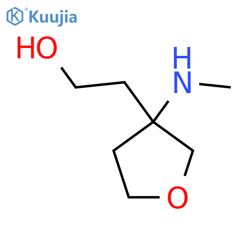 2-[3-(Methylamino)tetrahydrofuran-3-yl]ethanol structure
