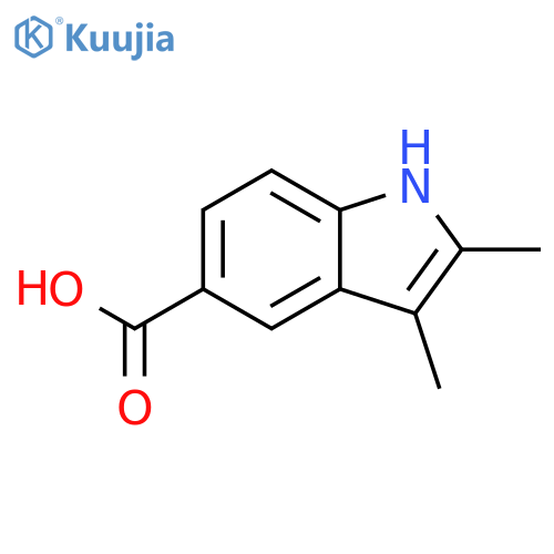 2,3-Dimethyl-1H-indole-5-carboxylic acid structure