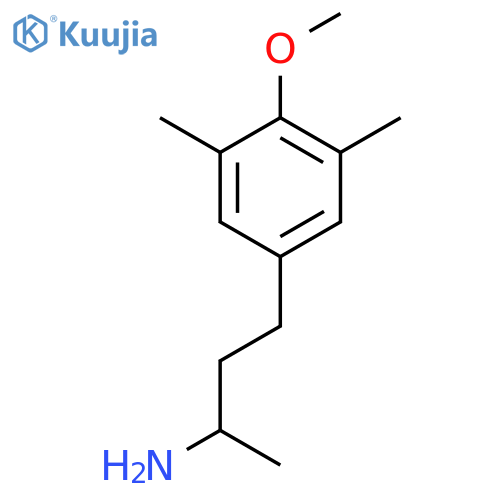 4-(4-methoxy-3,5-dimethylphenyl)butan-2-amine structure