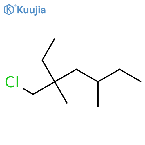 3-(Chloromethyl)-3,5-dimethylheptane structure