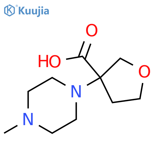 3-Furancarboxylic acid, tetrahydro-3-(4-methyl-1-piperazinyl)- structure