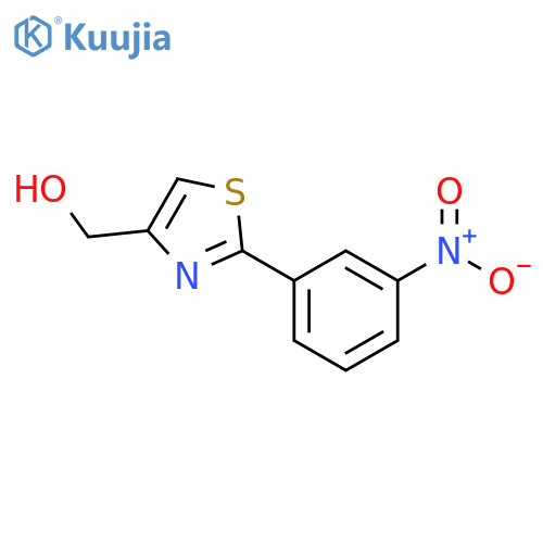 2-(3-nitrophenyl)-1,3-thiazol-4-ylmethanol structure