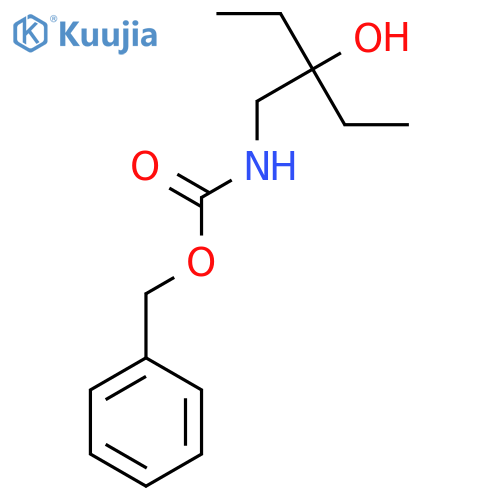 benzyl N-(2-ethyl-2-hydroxybutyl)carbamate structure