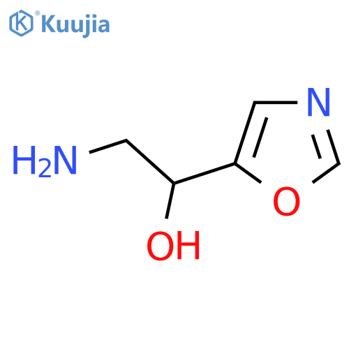 2-amino-1-(1,3-oxazol-5-yl)ethan-1-ol structure