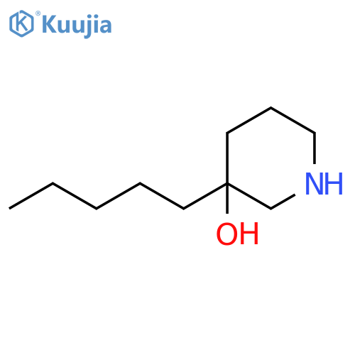 3-pentylpiperidin-3-ol structure