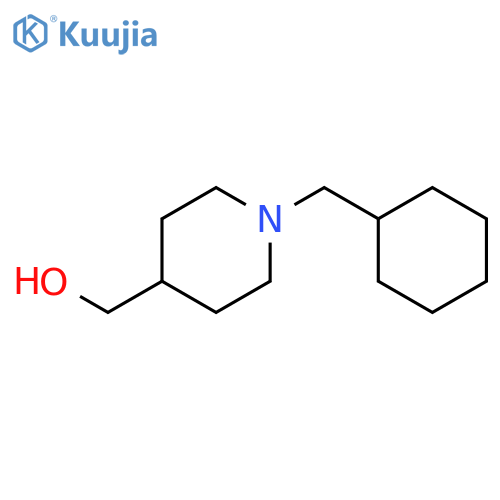 (1-(cyclohexylmethyl)piperidin-4-yl)methanol structure