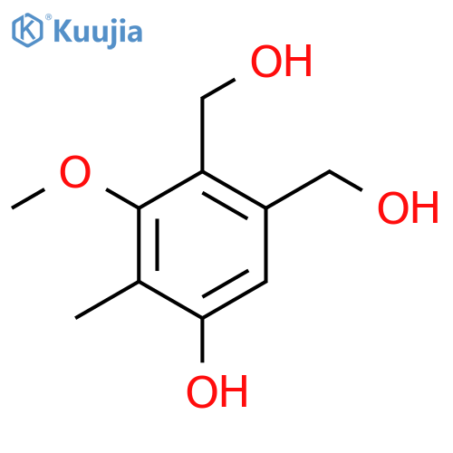 4,5-Bis(hydroxymethyl)-3-methoxy-2-methylphenol structure