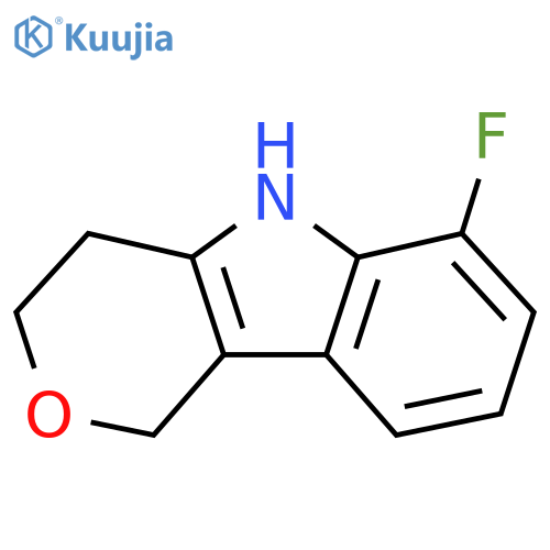 6-Fluoro-1h,3h,4h,5h-pyrano[4,3-b]indole structure