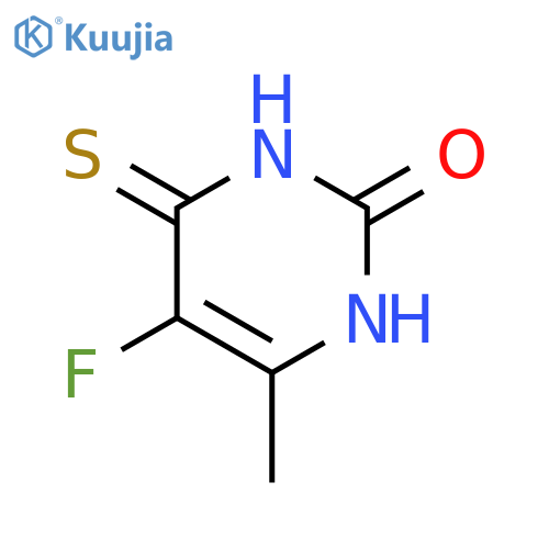 2(1H)-Pyrimidinone,5-fluoro-3,4-dihydro-6-methyl-4-thioxo- structure