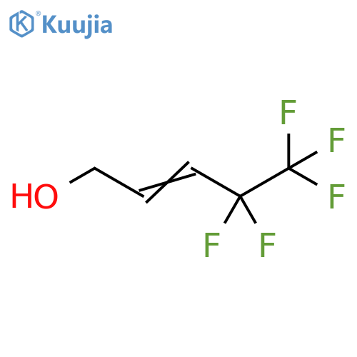 (E)-4,4,5,5,5-Pentafluoropent-2-en-1-ol structure