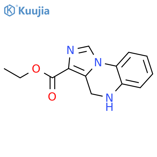 4,5-Dihydro-imidazo1,5-aquinoxaline-3-carboxylicacidethylester structure