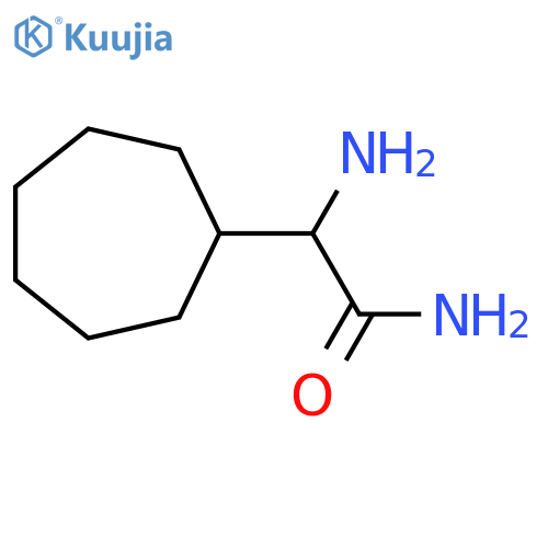 2-Amino-2-cycloheptylacetamide structure