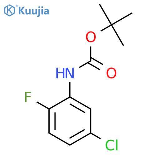 tert-Butyl (5-chloro-2-fluorophenyl)carbamate structure