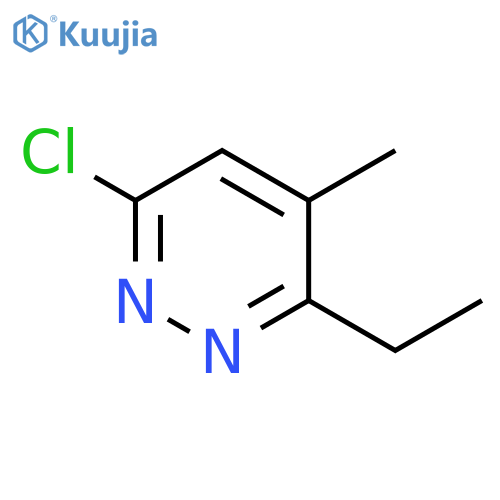 6-CHLORO-3-ETHYL-4-METHYLPYRIDAZINE structure