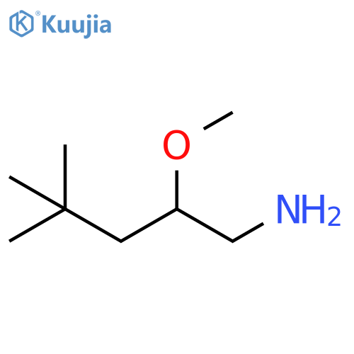 2-Methoxy-4,4-dimethylpentan-1-amine structure