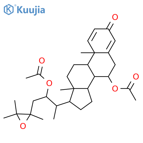 24,25-Epoxy-7,22-dihydroxyergosta-1,4-dien-3-one; (7α,22R,24S)-form, 7,22-Di-Ac structure