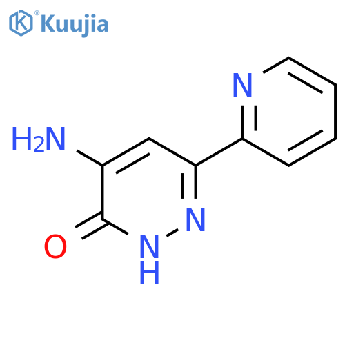 4-Amino-6-(pyridin-2-yl)pyridazin-3-ol structure