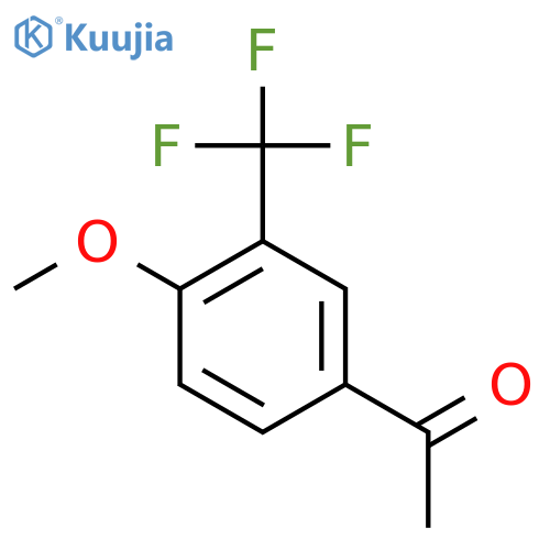 4'-Methoxy-3'-(trifluoromethyl)acetophenone structure